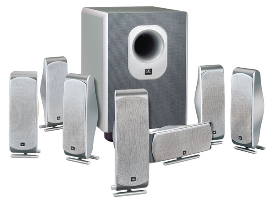 SCS 300.7 - Black - Complete 8-Piece System - Hero